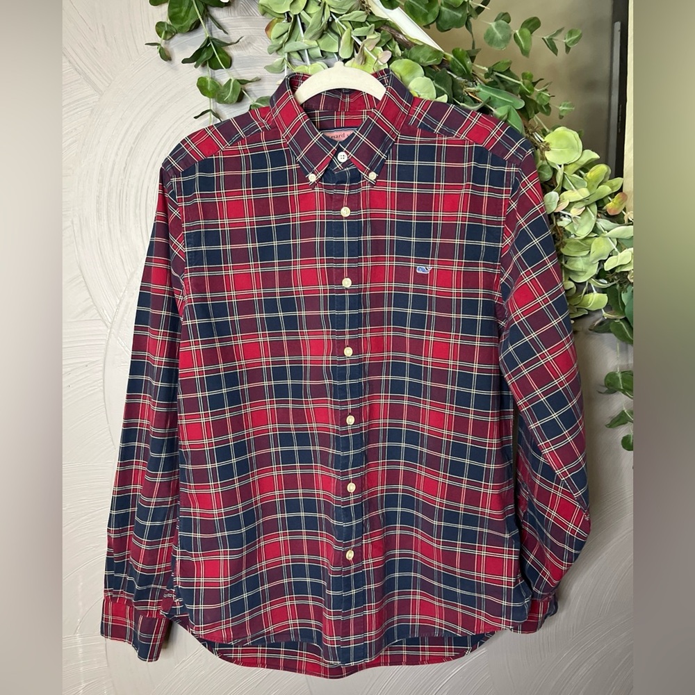 Vineyard Vines Shep & Ion Long sleeve Plaid Button-Down Shirt
